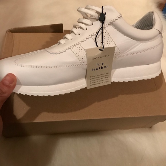 white sneakers zara woman